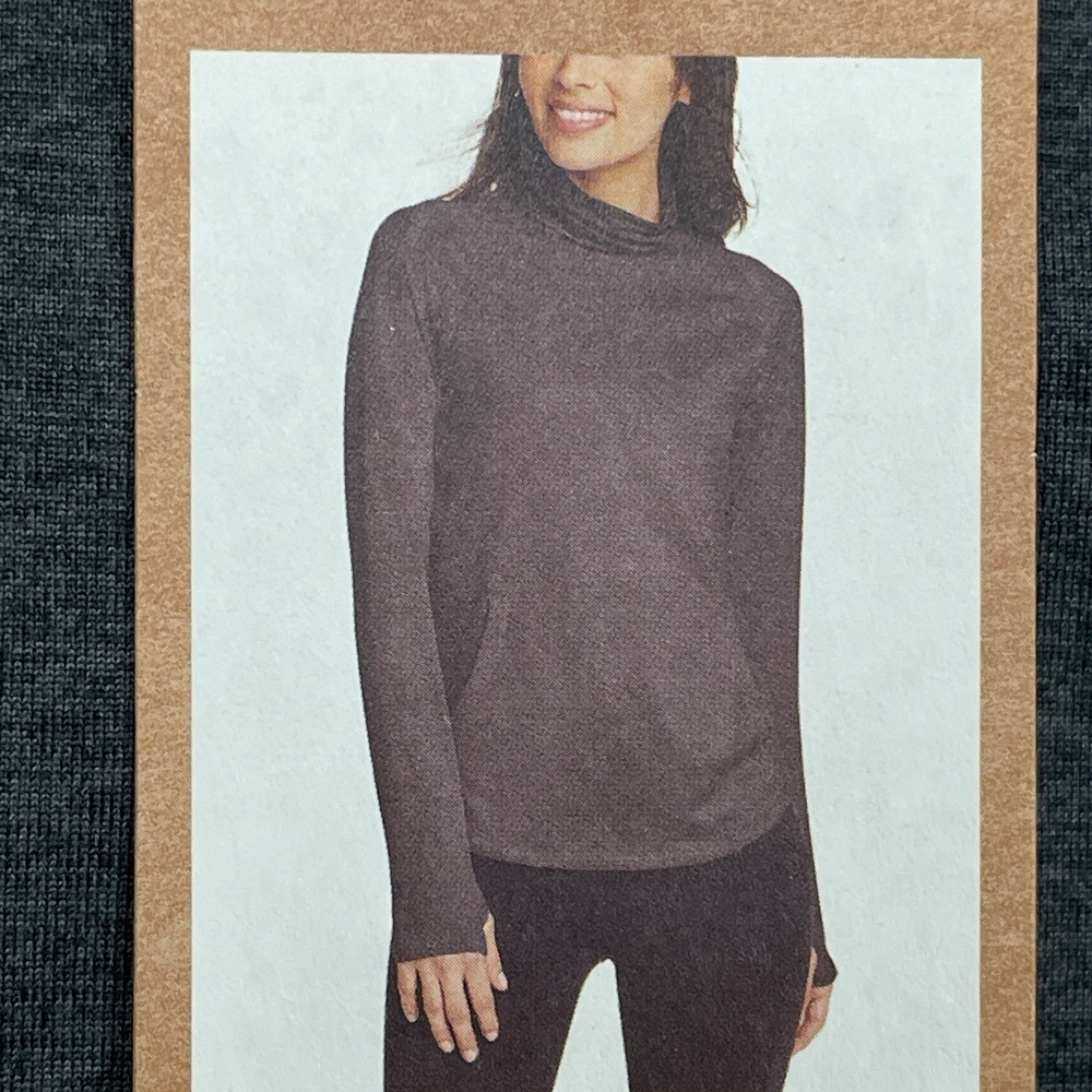 Eddie Bauer Women's S Active Funnel Neck Gray E0048